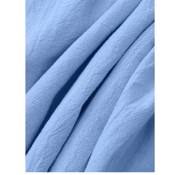 CIDER Light Blue Corset Midi Dress Med - Picture 5 of 12